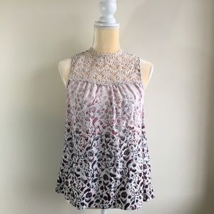 NWOT Maurice’s Lace & Ombré Top